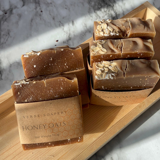 Honey & Oats Soap – Soothing Natural Bar for Sensitive Skin