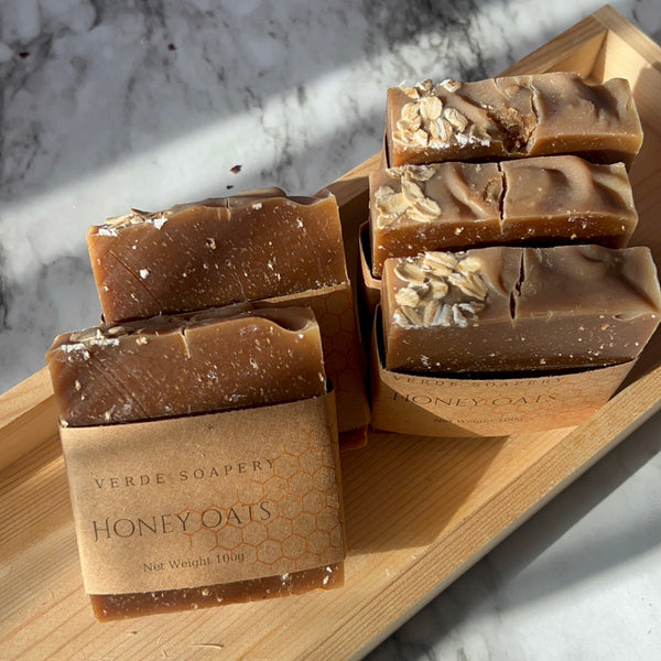 Honey & Oats Soap – Soothing Natural Bar for Sensitive Skin